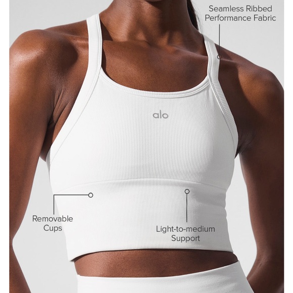 seamless ribbed favorite bra tank - Picture 3 of 7